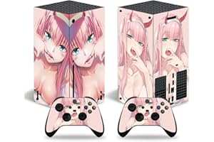 LEEWEE Housse Protection Vinyle Console pour Xbox Series X Skins Wrap Sticker avec Deux Autocollants Contrôleur sans Fil Gratuits(76248) Enveloppement D'autocollant (Color : 4)