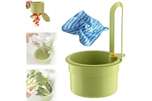 GUO-SWY Wasserhahn-Hängesieb, Multifunktionaler abflusssieb küchenspüle, Wasserhahn Hängende waschbecken sieb für spülbecken, drain basket kitchen für spüle, Kunststoff-Abtropfkorb für die Küchenspüle (Grün)