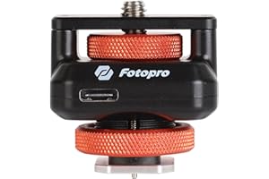 Fotopro Soporte para monitor con adaptador de zapata de flash, tornillo de 1/4 pulgadas, adaptador Bluetooth para monopié, trípode, cámara, selfie stick