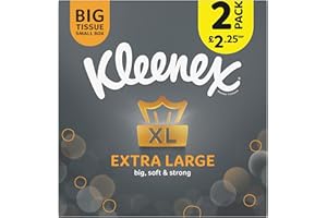 Kleenex Compact Box Extra Large 44 Tissues Pack of 2