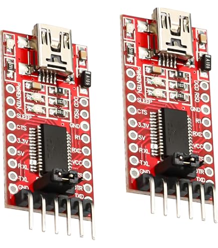 Yizhet FT232RL FTDI USB a TTL Adattatore seriale per Arduino Mini Port