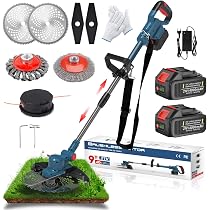 21V Rasentrimmer Mit Akku Und Lagerät 4in1 Freischneir Akku Mit