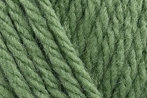 KHASO Sirdar Hayfield Bonus Chunky Crochet Yarn, 100% Acrylic Soft Knitting Wool for Cardigans, Jumpers, Sweaters, Ponchos and Capes - 100g Ball - Grass (825) - Single (1 Ball)