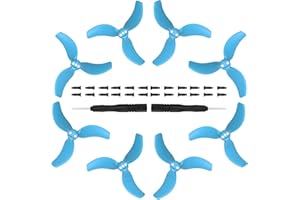 Craznick Propellers for DJI Avata 2 Drone Replacement Prop Blades Spare Propeller Blade Low Noise 3032S Wings for DJI Avata 2 Accessories Exclusive Screws & Screwdrivers 8 Pcs Blue