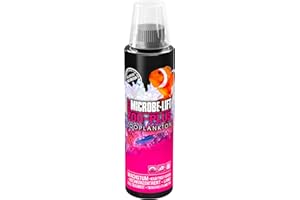 MICROBE-LIFT® - Zoo-Plus | Konserviertes Futterplankton für Korallen und Fische in jedem Meerwasser Aquarium | Ungekühlt haltbar | Inhalt: 236 ml
