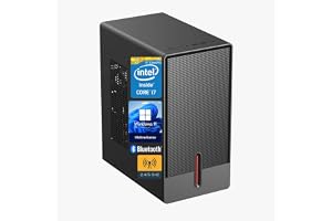 CloudVU Desktop PC | CPU Core i7 3.60Hz | 16GB RAM | 512GB NVMe SSD | 5G WiFi & Bluetooth | Type-C Port | Windows 11 Pro Licence & MS Office | GEN4 Computer (VX3-i7GEN4-16GB-512GB-NVMe)