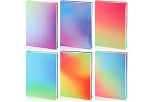 YEXIYA 6 Pack Stretchable Book Cover Jumbo Fabric Book Covers Colorful Pattern Print Book Protector Washable Reusable Protective Textbook Cover for Hardcover Textbooks up to 9 x 11 Inch (Lovely Pattern)