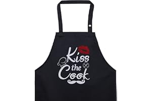 EXPRESS-STICKEREI Fartuch tata/dziadek męski - fartuch kucharski ze wzorem fartuch do grillowania dla mężczyzn/kobiet, regulowany fartuch z kieszenią - szef gotowania fartuch kuchenny męski fartuch na