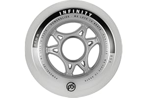 Powerslide Rollen Infinity II 4-Pack Juego de Ruedas en línea, Unisex Adulto