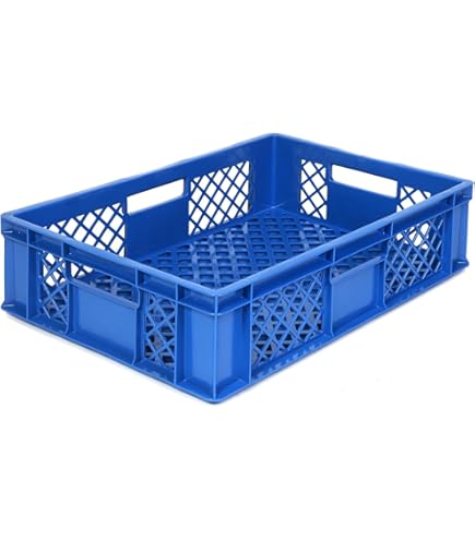 Kanister-vertrieb 4er Set Bäckerkisten 60x40x9cm - Graue Brotkisten Aus HDPE