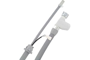 DL-pro Aquastop - Manguera de entrada (1,8 m, con conector de 3/4", apta para lavavajillas AEG Electrolux 50295663004, Küppersbusch, Zanussi, Privileg)