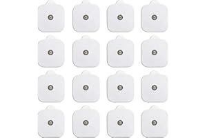 ‎MED-FIT MED-FIT iStim 16 x 3,5 mm Stift TENS SELF Klebepads Größe 5 cm x 5 cm 2"x 2" Med-Fit-Pads verwenden patentiertes Hydrogel für eine garantiert lange Lebensdauer