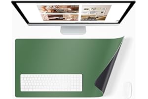 Panorama Tappetino Scrivania Verde 40x80 cm - Tappetino Scrivania - Copri Scrivania - Sottomano Scrivania - Desk mat - Tappetino Mouse - Tappetino Scrivania Grande - Proteggi Scrivania