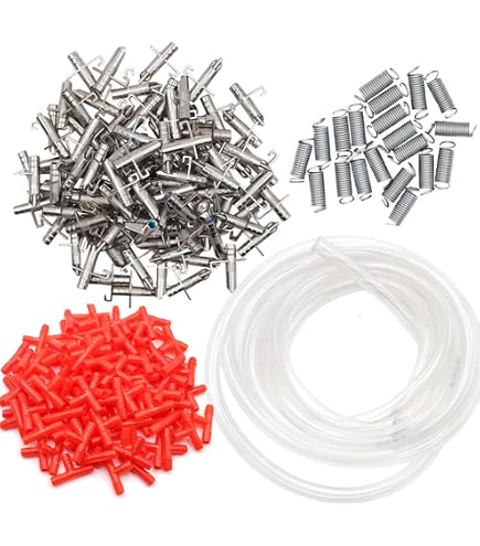 Tappi Per Tubo Abbeveratoio Quadro NOVITAL - Chiusure Per Conigli E Polli, 4 Pezzi, Made In Italy