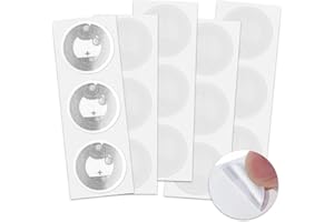 JIEYAO 60 naklejek NFC Tag, naklejki NFC 215 Ntag215 z programowalnym chipem NFC, 504 bajty, okrągłe naklejki NFC do wszystkich telefonów komórkowych i urządzeń obsługujących technologię NFC