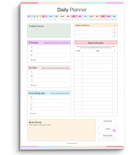 Lot De 4 Tableaux Magnétiques Frigo – Calendrier Mensuel/Hebdo, To-Do List, Avec Marqueurs Et Aimants (Jaune)