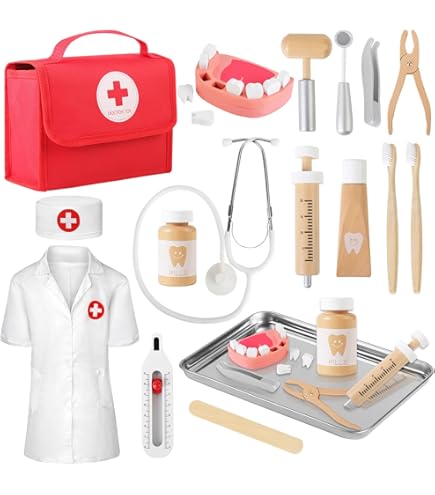 Maletin Medico Juego De Médico Para Niños Incluye Estetoscopio