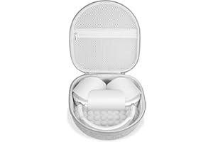 TUNYINSH Tragetasche kompatibel mit Apple Airpods Max Kopfhörern, Eva Hard Etui Shell für die Aufbewahrung von Kopfhörern auf Reisen und im Freien (grau)