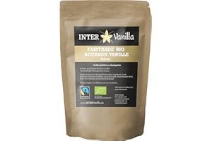 ‎INTERVANILLA InterVanilla Fairtrade Bio Bourbon Vanillepulver, 25g. Gemahlene Vanille aus Bourbonschoten, Madagaskar. Faitrade Organic Vanilla Powder (25)