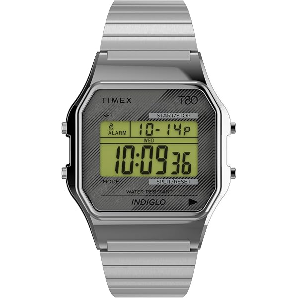 Timex Orologio Digitale Unisex TW2V74500 | Quarzo, Cinturino In Plastica, Luce Indiglo, Impermeabile 3 ATM