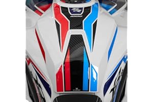 Resin Bike Adhesivos de Moto Compatibles con BMW M 1000 XR - S 1000 XR 2020-2025. Protection de Tanque de Choques y Arañazos de Moto. Pegatinas 3D Resinadas Made in Italy