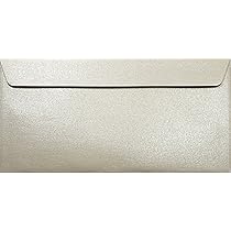 100 Buste Perlate Formato DL 22x11cm - Carta Sabbia 120g Per Inviti Di Matrimonio, Compleanno E Natale - Foto 5