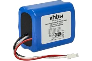 vhbw batteria compatibile con iRobot Braava 2000, 300, 380, 380T, 381, 390, 390T aspirapolvere home cleaner (2000mAh, 7,2V, NiMH)