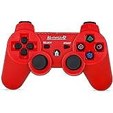 Kontorland P3G - PS3/PC Uyumlu Titreşimli Kablosuz Oyun Kolu GamePad (Kırmızı)