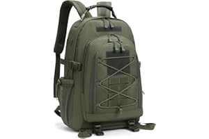VINBAGGE Tactical Backpack 40L Green - Military Soft Shell Water Resistant Hiking Camping Fishing - 49 x 34 x 20 cm