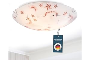 ‎BMF-VERSAND bmf-versand® Ceiling Light Children's Room Unicorn Including Care Cloth - Children's Light Ceiling Light for Boys Girls Baby - Ceiling Spotlight Bedroom Stars Light Length 40 cm