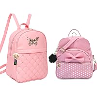 ShopyVid ® Girl's Cute Backpack Combo Set of 2 | Rakhi Gifts for Sister