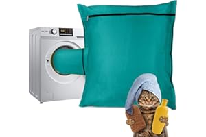 TsunNee Bolsa de lavandería para mascotas, bolsa de lavado para mascotas, bolsa de lavado para perros y gatos, para toallas, mantas, juguetes (azul, 1)