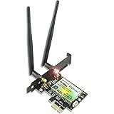 Ziyituod 3000Mbps WiFi 6 Bluetooth5.1 PCIe WiFi Card | Up to 2402Mbps | Intel WiFi 6 AX200 | 5G/2.4G Wireless Network Card Wi