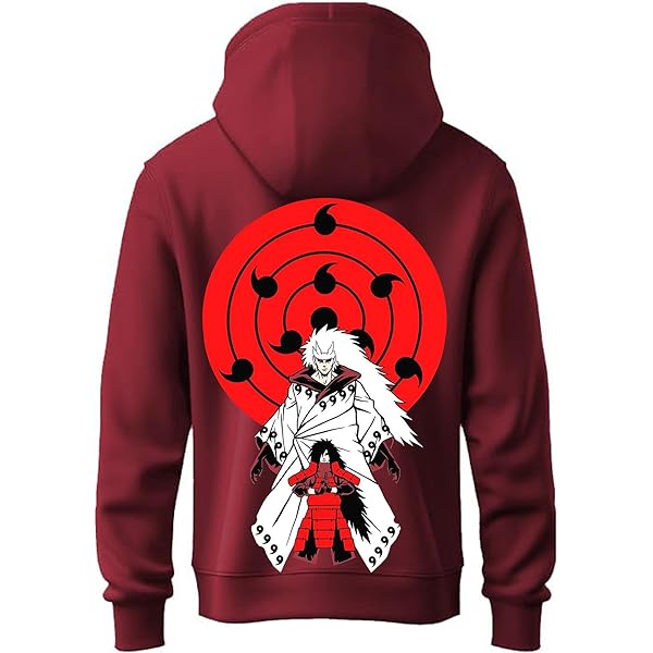 ADRO Men's Itachi Uchiha Hoodie | 320 GSM Heavyweight Cotton Poly