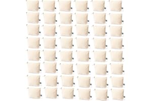 ADRI - 50 Estuches Neceser para Regalar, Bolsa con Cremallera de algodón para Pintar o Personalizar. 23 x 17 x 6 cm. Bolsas Neceser de Viaje (Beig, 50)