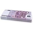 Cashbricks 100 x €500 EURO play money notes - size: 75%