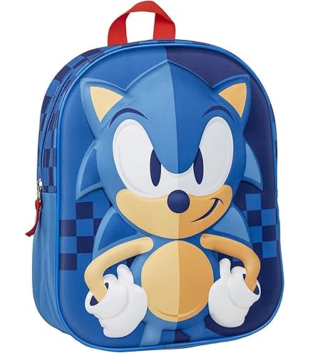 Cartable Sonic Garçon ZMOO Sonic The Hedgehog Sac U00e0 Dos Avec