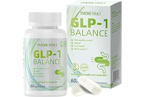 YMONEYRAT GLP-1 Capsules - Appetite Suppressants Women and Men, for Intestinal Health, Energy and Metabolism Improvement (60 Capsules)