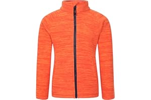 Mountain Warehouse Snowdonia Kids Fleece Jacket - Soft Touch Sweater, Lightweight, Quick Drying Pullover, Antipill Top - for Travelling & Outdoors