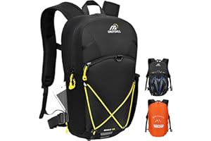 ONETOALL Wodoszczelny plecak rowerowy, męski, wodoszczelny, plecak turystyczny, damski, mały, 12 l, plecak MTB ze zdejmowanym paskiem na brzuch, do jazdy na rowerze, wędrówek, wycieczek dziennych