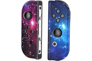 kipylca Controller Switch Joy Con 2er-Set, Ersatz Wireless L/R Controllers Kompatibel mit Switch/Lite/OLED Joy Pad mit Turbo/Dual Motor/6-Axis Groscope/Wake Funtion