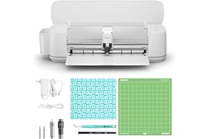 LOKLiK iCraft Máquina Plotter - Máquina de Corte para Personalizar Textiles, Tazas, Bolsas, Pegatinas y Decoración. Funciona con Vinilo, Papel, Cuero, Cartón y Más. (Blanca)
