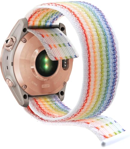 Garmin QuickFit Horlogeband – 22 Mm, Siliconen, Zwart/CirBlue – Origineel Accessoire Voor Fenix, Epix, Forerunner En Meer