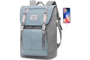 YAMTION Plecak Damski Plecak Szkolny Dziewczęcy,Plecak Męski Plecak Szkolny Chłopcy Nastolatki,Plecak Szkolny na Uczelnię Biuro Podróżnicze, Port Ładowania USB