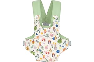 GAGAKU Nosidełko dla lalek, akcesorium do wypchanych zwierząt, z regulowanymi paskami dla dzieci, zielone - dynia