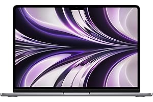 Apple 2022 Ordenador Portátil MacBook Air con Chip M2 de Apple: Pantalla Liquid Retina de 13,6 Pulgadas, 8GB de RAM, 256 GB de Almacenamiento SSD, Teclado retroiluminado, Color Gris Espacial