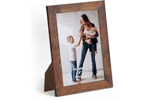 Vasemouh Cornice 10x15 in MDF di Colore Marrone Vintage,Design Semplice, Multifunzionale,Cornice Foto la Scelta Ideale per Decorare la Casa e i Luoghi Pubblici, 1 Pezzo