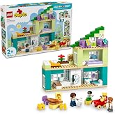 LEGO DUPLO Kasabası 3&rsquo;&uuml; 1 Arada Fig&uuml;rl&uuml; Modern Aile Evi 10470-2 Yaş ve &Uuml;zeri &Ccedil;ocuklar i&ccedil;in Biberon ve Bebek Arabası Dahil Aks