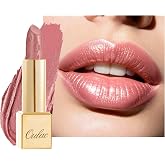 OULAC Pink Metallic Shine Lipstick, 3D Long Lasting Shine, High Pigmentation &amp; Full Coverage Lipsticks, Creamy &amp; Moisturizing