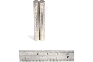 Spider Magnetics Ltd 100 Neodymium Disc Magnets 6X1 mm Small Round Disk 6mm Dia X 1mm Craft Warhammer Models Magic